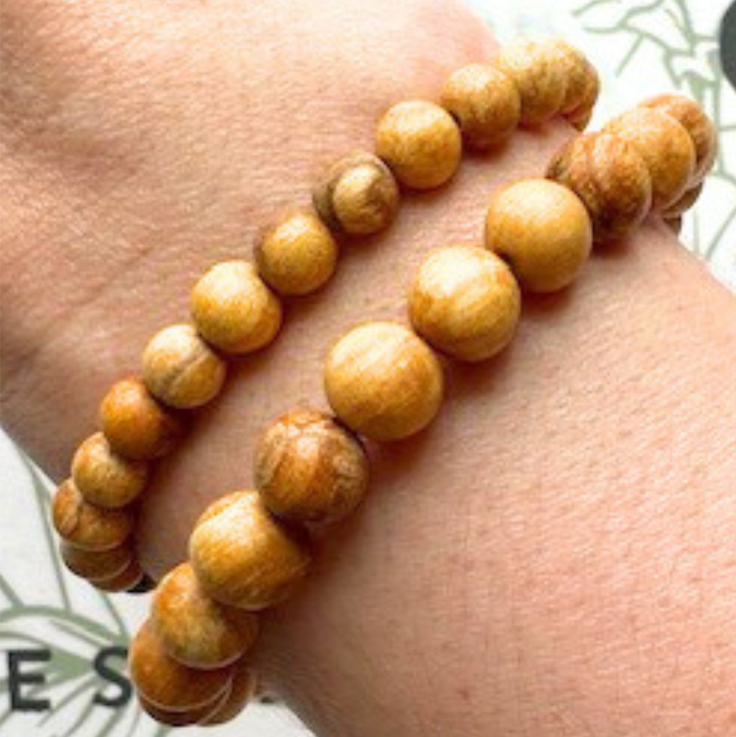 Sustainably Harvested Palo Santo Bracelets – Moonflower Crystal Bar